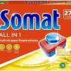 Somat 7 All In 1 Multi Aktiv Spülmaschinentabs 27 Tabs Geschirrspülreiniger