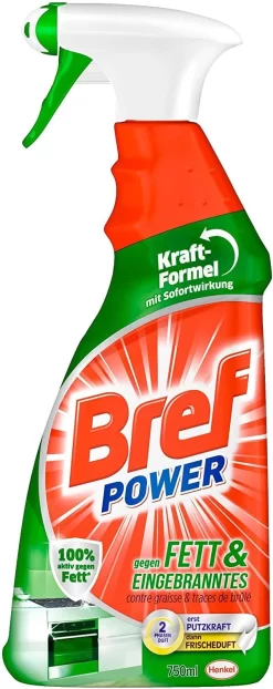 Bref Power Fett Eingebranntes Fettlöser Küchen Reiniger 8x750 Ml Sprühflasche -Reinigungsserien Laden 166163ae f4ed 40eb ae84 29135b12a178
