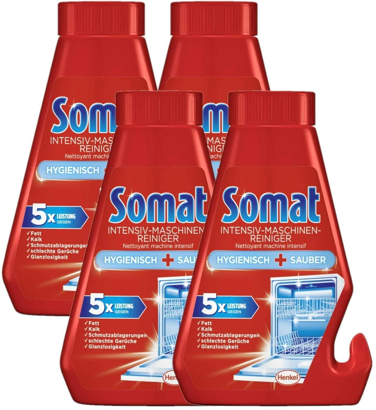 Somat Intensiv-Maschinenreiniger Spülmaschinen Reiniger Spülen Waschen 4x250 Ml 1 Somat Intensiv-Maschinenreiniger Spülmaschinen Reiniger Spülen Waschen 4x250 Ml