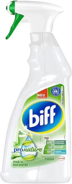 Biff Pro Nature Badreiniger Bad Reiniger Badezimmer Sprühflasche 2x750 Ml -Reinigungsserien Laden 390d537d d6cf 4708 96a7 13c160bcd7e4