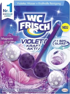 WC FRISCH Kraft Aktiv Violettspüler Magnolie 3x50g WC Reiniger Reinigung -Reinigungsserien Laden 3a2ae0d9 f59a 4fa6 b108 25f20c12d866