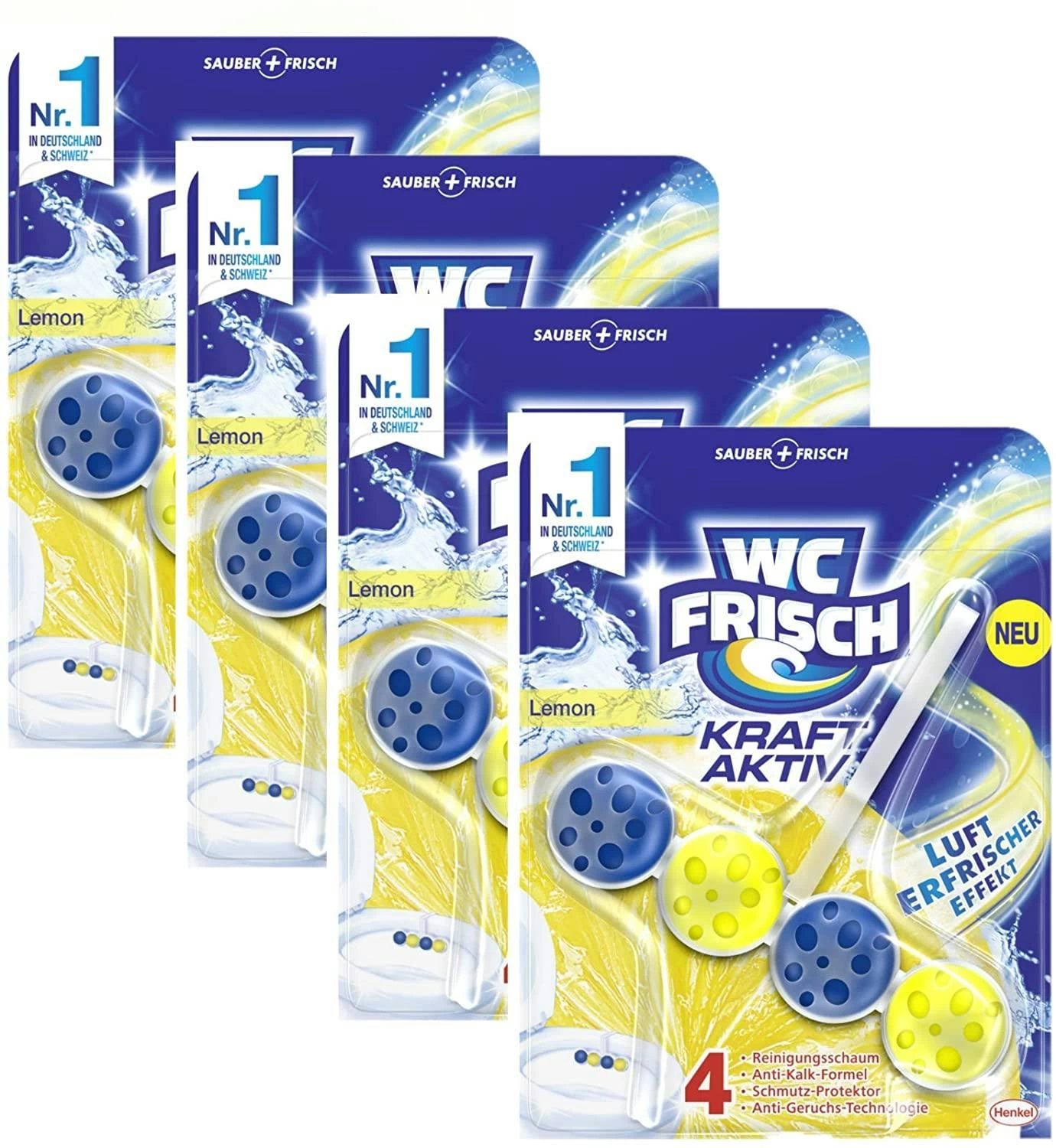 WC Frisch Kraft-Aktiv Blauspüler Chlor WC Reinigen Toilette 5x1 Stück Reiniger 7 WC Frisch Kraft-Aktiv Blauspüler Chlor WC Reinigen Toilette 5x1 Stück Reiniger – Bild 7