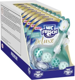 WC-Frisch DeLuxe Lovely Jasmin 10x50g WC Reiniger WC Duftspüler Reinigung