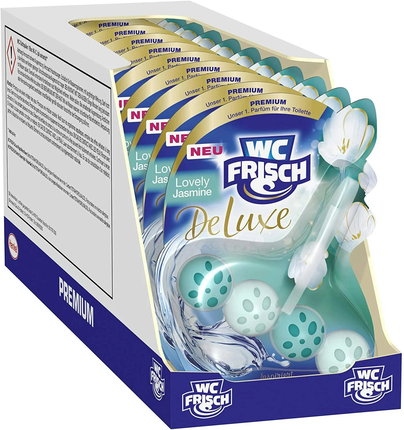 WC-Frisch DeLuxe Lovely Jasmin 50g WC Reiniger WC Duftspüler Reinigung 3 WC-Frisch DeLuxe Lovely Jasmin 50g WC Reiniger WC Duftspüler Reinigung – Bild 3