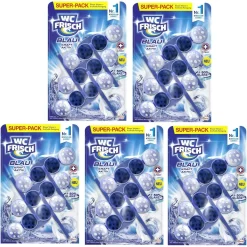 WC FRISCH Kraft Aktiv Blauspüler Chlor 5x150g WC Reiniger Toilettenreiniger