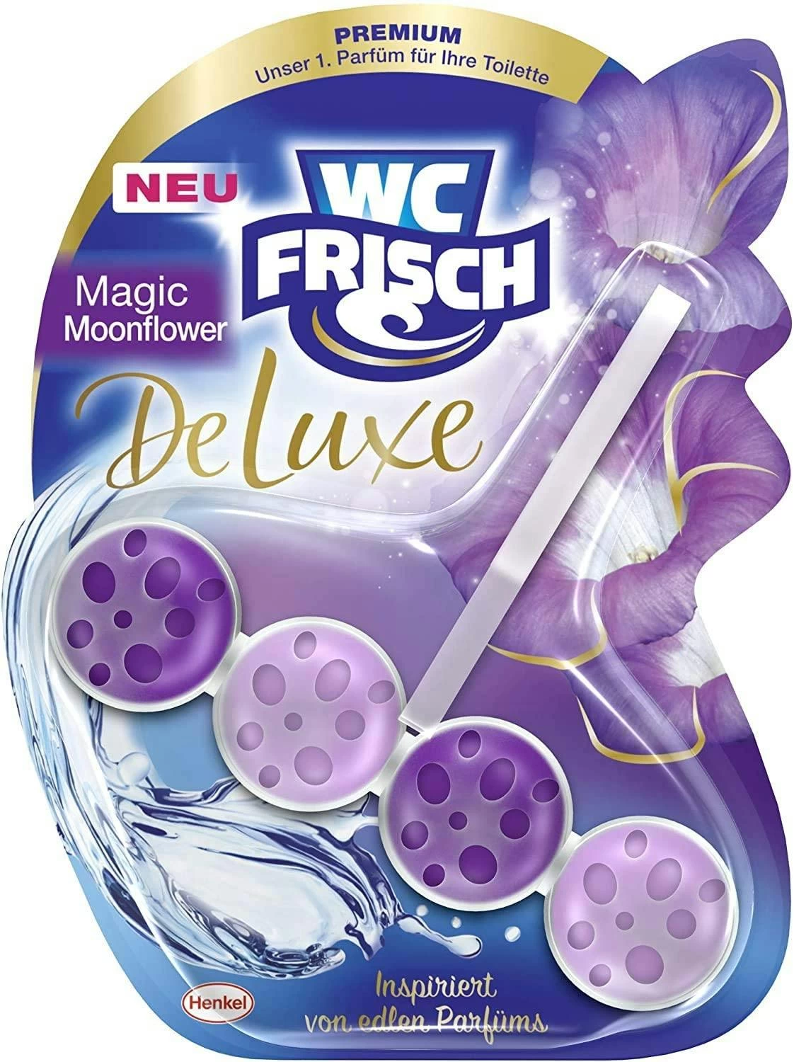 WC-Frisch DeLuxe Magic Moonflower 5x50g WC Reiniger WC Duftspüler Reinigung 2 WC-Frisch DeLuxe Magic Moonflower 5x50g WC Reiniger WC Duftspüler Reinigung – Bild 2