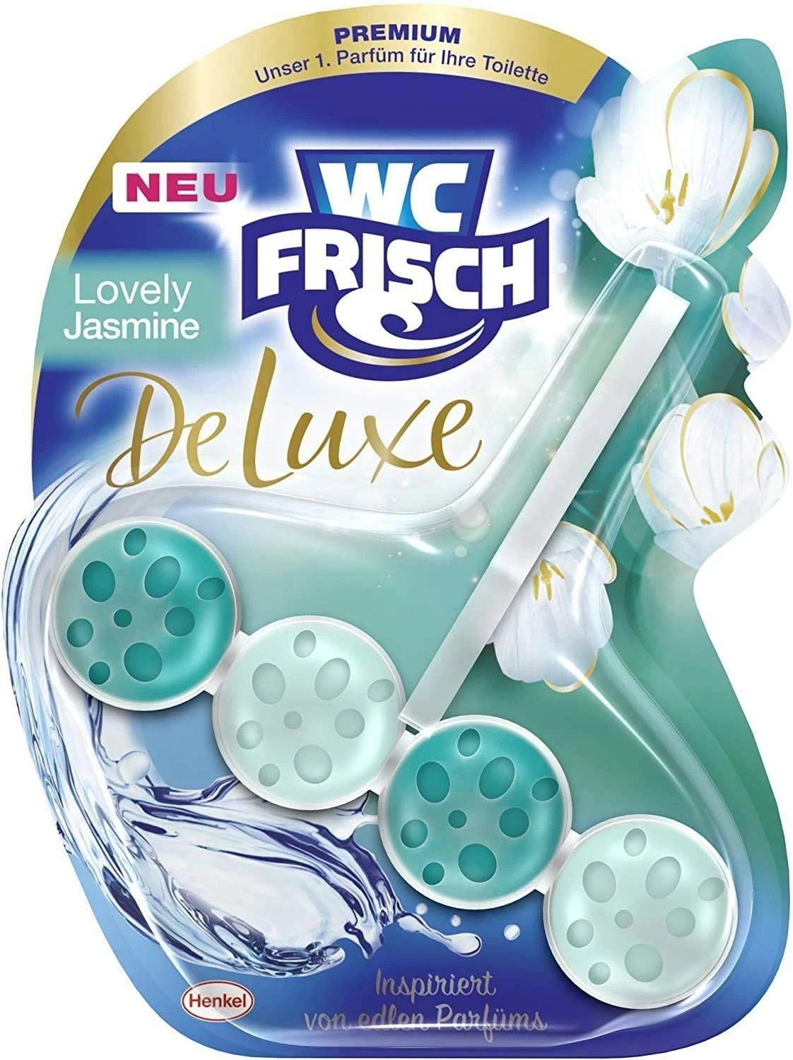 WC-Frisch DeLuxe Lovely Jasmin 10x50g WC Reiniger WC Duftspüler Reinigung 6 WC-Frisch DeLuxe Lovely Jasmin 10x50g WC Reiniger WC Duftspüler Reinigung – Bild 6