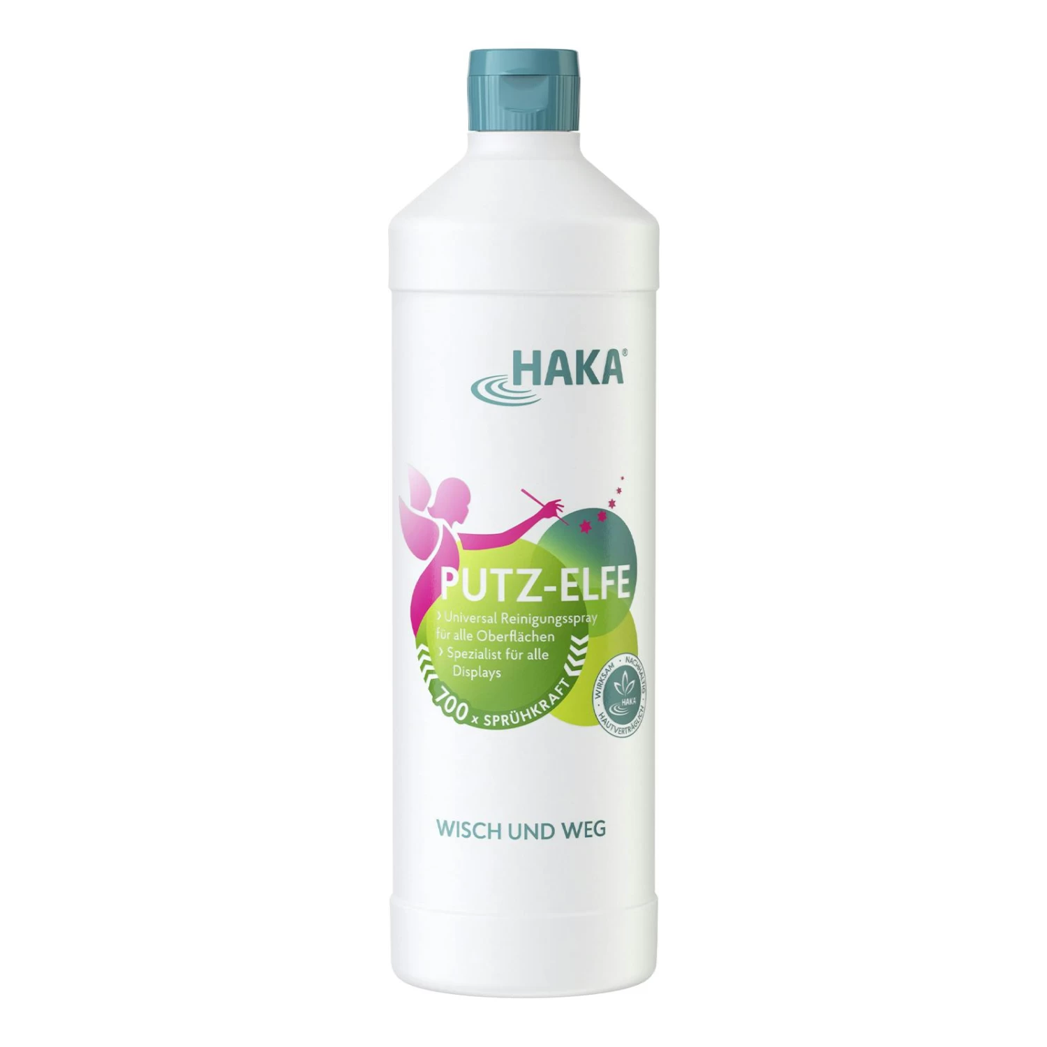 HAKA Putz-Elfe Universalreinigungsspray Für Glas, Displays, 1 Liter Nachfüllflasche 1 HAKA Putz-Elfe Universalreinigungsspray Für Glas, Displays, 1 Liter Nachfüllflasche