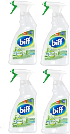 Biff Pro Nature 8x750 Ml Badreiniger Sprühflasche 8er Pack Reiniger Gegen Kalk -Reinigungsserien Laden 64f58e8d 1f6e 4532 b500 b33d5afb4988 2