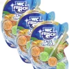 WC-Frisch Duft Switch 3er Pack Pfirsich Apfel WC-Reiniger 1x3 Stück Duftspüler