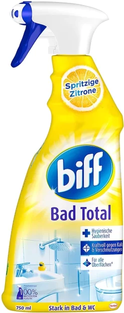 Biff Bad Total Zitrus Badreiniger Reiniger 4x750ml Sprühflasche Reinigungsmittel -Reinigungsserien Laden 6f79400e db33 4e05 9dd5 0ee6629bcdca 2