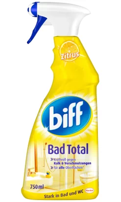 Biff Bad Total Zitrus Badreiniger 8x750ml Sprühflasche Reiniger Reinigungsmittel -Reinigungsserien Laden 785df0a5 b284 42ac 8504 af2c09b0bb50 1