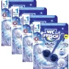 WC FRISCH Kraft Aktiv 4er Pack Blauspüler Chlor WC-Reiniger 4x1 Stück Farbspüler