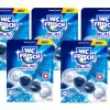WC Frisch Kraft-Aktiv Blauspüler Chlor WC Reinigen Toilette 5x1 Stück Reiniger