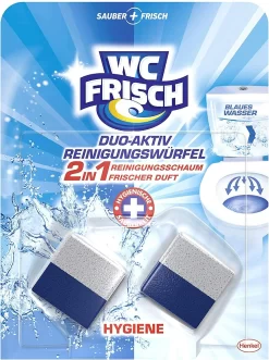 WC FRISCH Duo-Aktiv Hygiene Reinigungswürfel 100g WC Reiniger WC Reinigung
