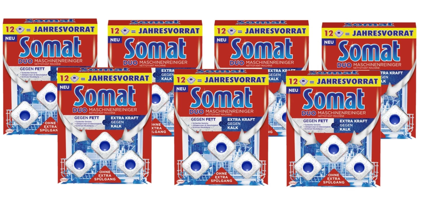 Somat Intensiv-Maschinenreiniger Spülmaschinen Reiniger Spülen Waschen 4x250 Ml 5 Somat Intensiv-Maschinenreiniger Spülmaschinen Reiniger Spülen Waschen 4x250 Ml – Bild 5