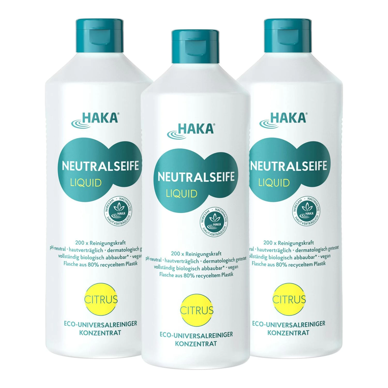 HAKA Neutralseife Liquid PurAllzweckreiniger Für Haushalt Und Auto, 3 X 1 Liter 3 HAKA Neutralseife Liquid PurAllzweckreiniger Für Haushalt Und Auto, 3 X 1 Liter – Bild 3