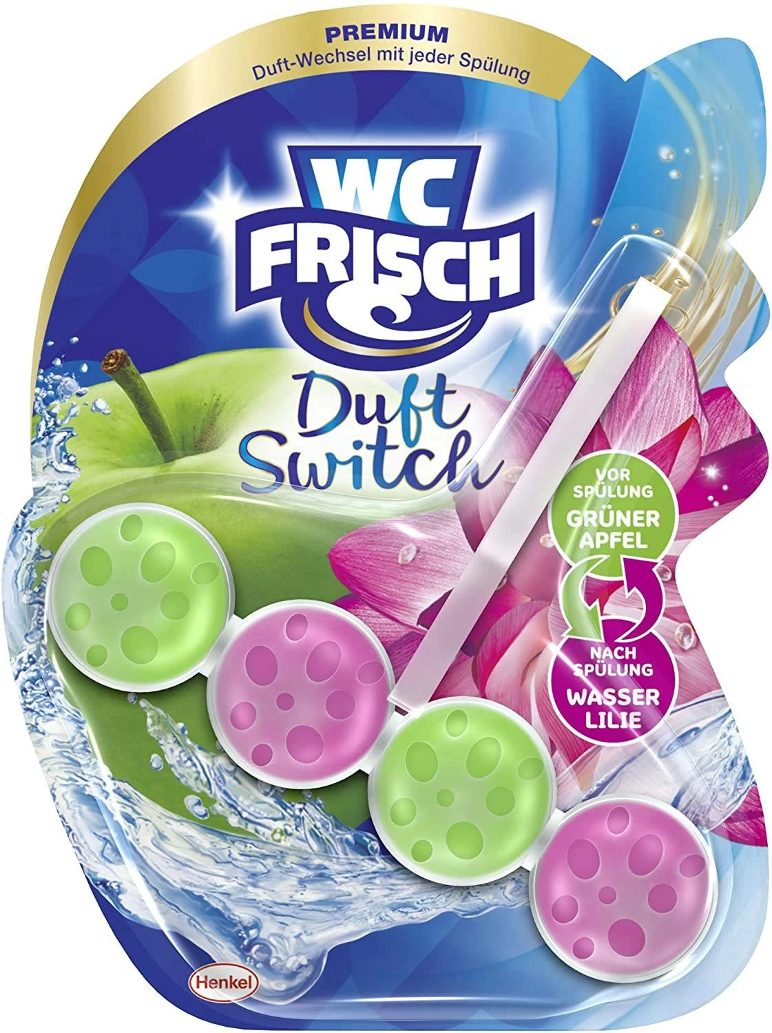 WC Frisch Duft Switch Saftiger Pfirsich Süßer Apfel 50g WC Reiniger Reinigung 3 WC Frisch Duft Switch Saftiger Pfirsich Süßer Apfel 50g WC Reiniger Reinigung – Bild 3