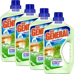 Der General Sensitive Aloe Vera 4er Pack Allzweckreiniger 4x750 Ml Reiniger