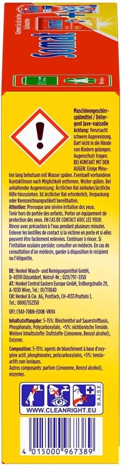 Somat 7 All In 1 Multi Aktiv Spülmaschinentabs 27 Tabs Geschirrspülreiniger -Reinigungsserien Laden b77ec9bb c2a5 428e b182 244206316289