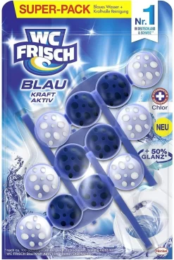 WC FRISCH Kraft Aktiv Blauspüler Chlor 5x150g WC Reiniger Toilettenreiniger -Reinigungsserien Laden db8ec8a6 35ea 4d14 8ae0 5f15ebcc9642