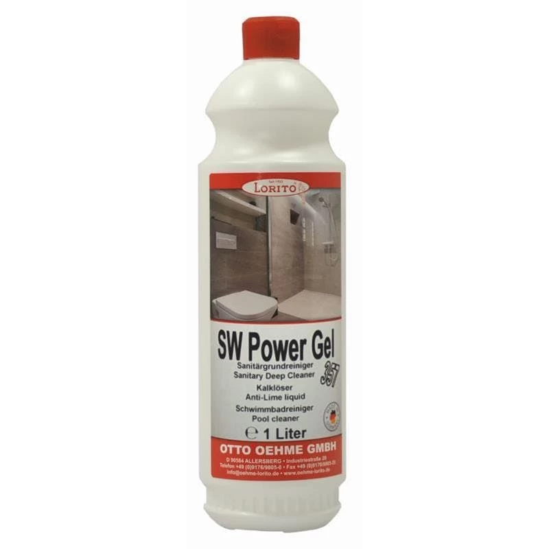 Sanitärgrundreiniger SW Power Gel 1 Liter 1 Sanitärgrundreiniger SW Power Gel 1 Liter