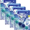 WC FRISCH Kraft Aktiv 4er Pack Blauspüler Ozeanfrische 4x1 Stück WC-Reiniger