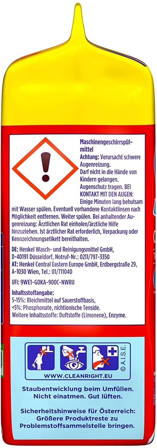 Somat Classic Spülmaschinen Pulver 3 Kg Geschirrspülreiniger Reinigung Reiniger 6 Somat Classic Spülmaschinen Pulver 3 Kg Geschirrspülreiniger Reinigung Reiniger – Bild 6