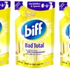 Biff Bad Total Zitrus Badreiniger Bad Reiniger Badezimmer 3x250 Ml Nachfüllpack