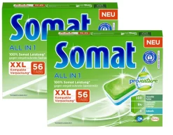 Somat All In 1 Pro Nature Spülmaschinen Tabs 56 Tabs Spülmittel Spülen Reinigung -Reinigungsserien Laden f013cde5 32f2 40de 93e7 40cf751692ea 3