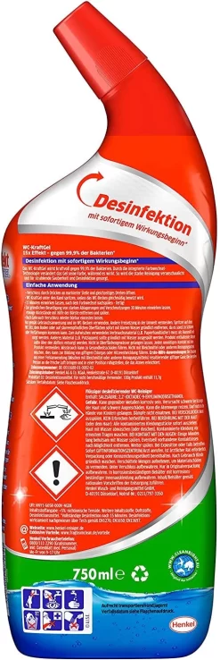Bref Power WC KraftGel 15x Effekt 750 Ml WC Reiniger Badreiniger Reinigung -Reinigungsserien Laden fba03fc3 d940 440c 807c a9f325c0a589