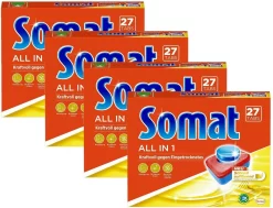 Somat 7 All In 1 Multi Aktiv Spülmaschinentabs 27 Tabs Geschirrspülreiniger -Reinigungsserien Laden fd439252 b6bc 4af4 9baf d70056c47052